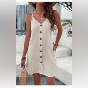 Button front dress